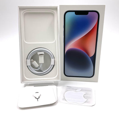 【全額返金保証】【最速発送】Apple iPhone iPhone 14 128GB ブルー SIMフリー 動作確認済 83%