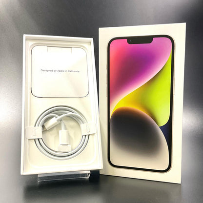 【全額返金保証】【最速発送】Apple iPhone iPhone 14 128GB スターライト SIMフリー 動作確認済 84%