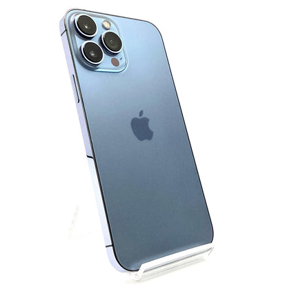 【全額返金保証】【最速発送】Apple iPhone iPhone 13 Pro Max 256GB シエラブルー Softbank 白ロム 動作確認済 83%