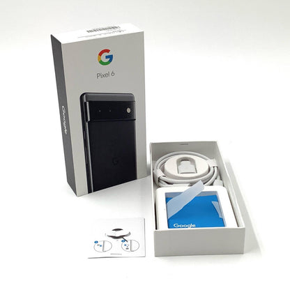 【全額返金保証】【最速発送】Google Pixel 6 128GB Stormy Black au GR1YH 白ロム 動作確認済