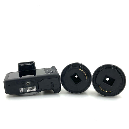 【全額返金保証】【最速発送】Canon デジタル一眼 EOS R100 ダブルズームキット ブラック 超美品 動作確認済