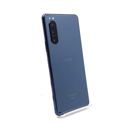【全額返金保証】【最速発送】Sony Xperia 5 II 128GB ブルー docomo SO-52A 白ロム 動作確認済
