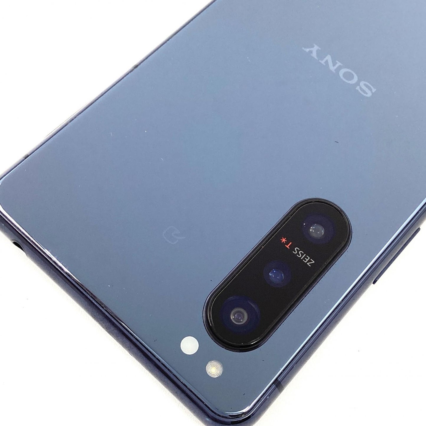 【全額返金保証】【最速発送】Sony Xperia 5 II 128GB ブルー docomo SO-52A 白ロム 動作確認済