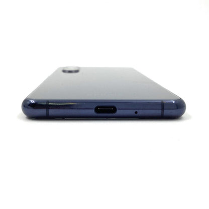 【全額返金保証】【最速発送】Sony Xperia 5 II 128GB ブルー docomo SO-52A 白ロム 動作確認済