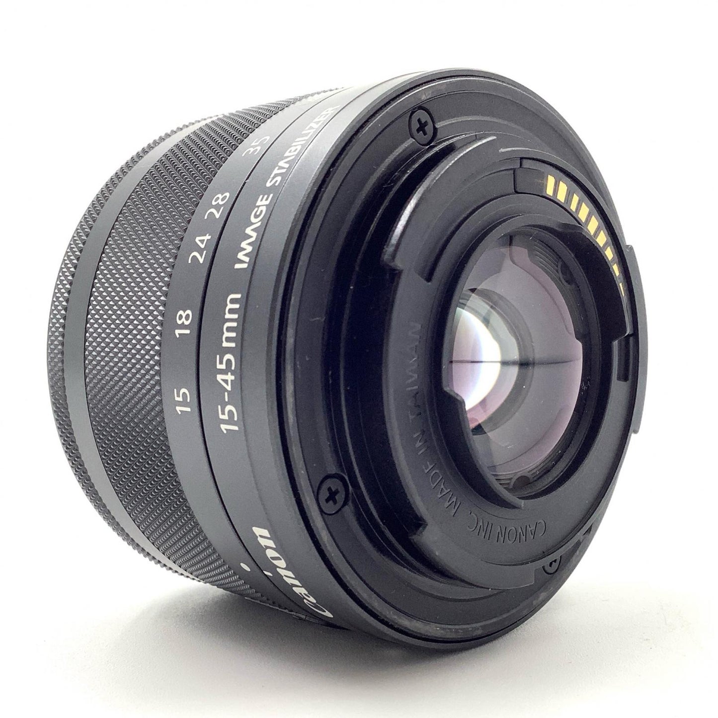 【全額返金保証】【最速発送】Canon EF-M15-45mm F3.5-6.3 IS STM [グラファイト] 美品 動作確認済