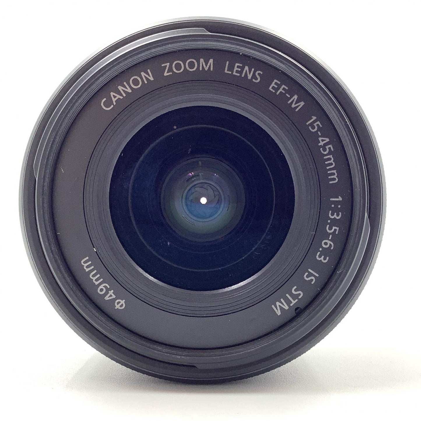 【全額返金保証】【最速発送】Canon EF-M15-45mm F3.5-6.3 IS STM [グラファイト] 美品 動作確認済