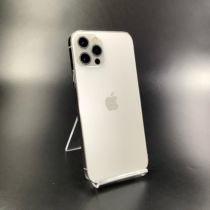【全額返金保証】【最速発送】Apple iPhone iPhone 12 Pro 128GB シルバー au 動作確認済 77%