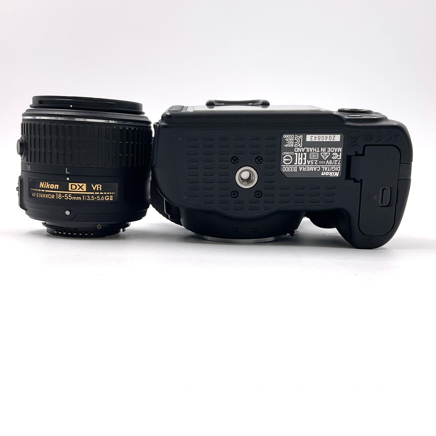 【全額返金保証】【最速発送】Nikon デジタル一眼 D3300 18-55 VRII レンズキット ブラック 動作確認済