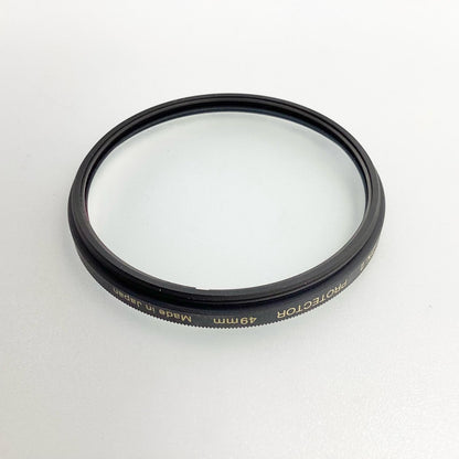 【全額返金保証】【最速発送】Kenko レンズフィルター ZX II プロテクター 49mm 超美品 動作確認済