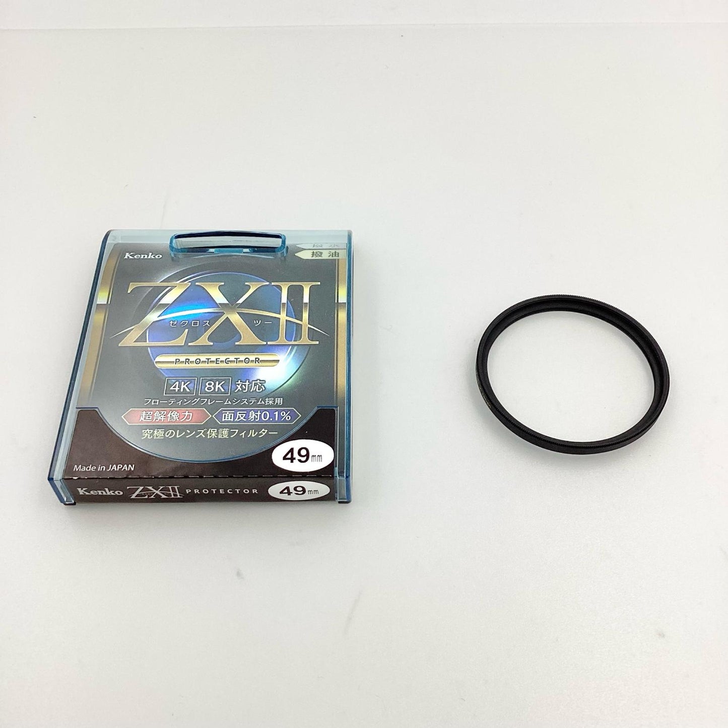 【全額返金保証】【最速発送】Kenko レンズフィルター ZX II プロテクター 49mm 超美品 動作確認済