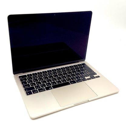 【全額返金保証】【最速発送】Apple MacBook Air 13.6インチ 2022 Apple M2 8GB SSD 512GB スターライト 97% 動作確認済
