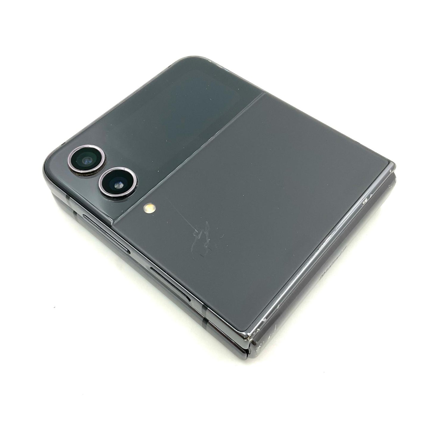 【最速発送】SAMSUNG Galaxy Z Flip4 128GB グラファイト docomo SC-54C 白ロム【難有】