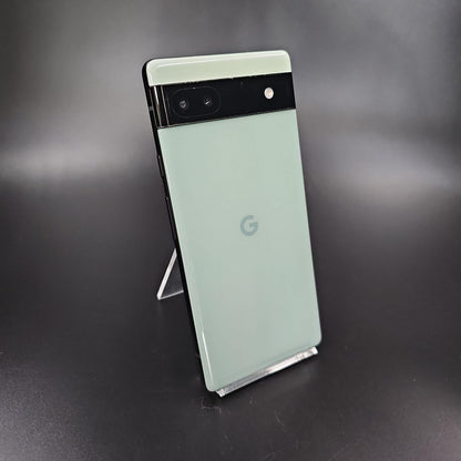 【全額返金保証】【最速発送】Google Pixel 6a 128GB Sage UQmobile GB17L 白ロム 動作確認済