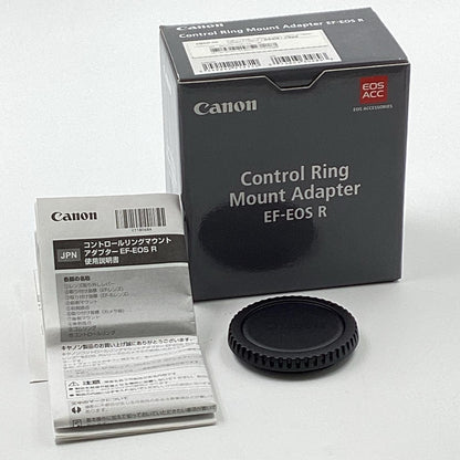【全額返金保証】【最速発送】Canon CR-EF-EOSR コントロールリングマウントアダプター 美品 動作確認済