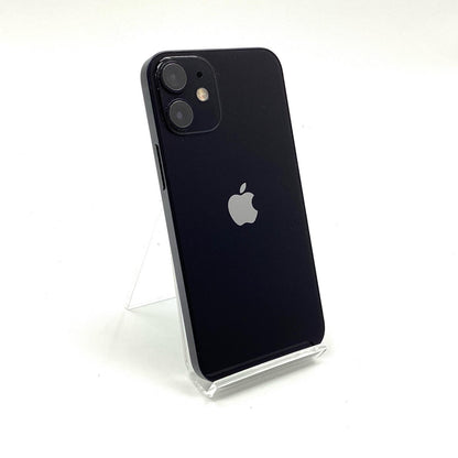 【全額返金保証】【最速発送】Apple iPhone iPhone 12 mini 64GB ブラック Softbank 白ロム 動作確認済 80%