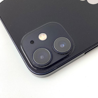 【全額返金保証】【最速発送】Apple iPhone iPhone 12 mini 64GB ブラック Softbank 白ロム 動作確認済 80%