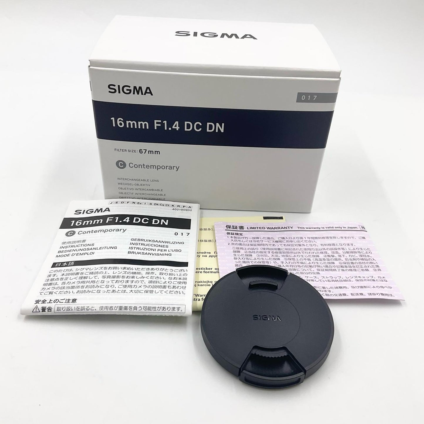 【全額返金保証】【最速発送】SIGMA 16mm F1.4 DC DN Contemporary [フジフイルム用] 美品 動作確認済