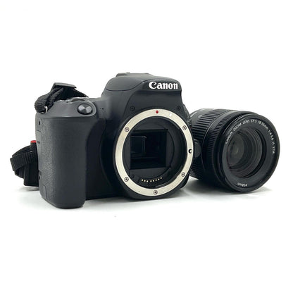 【全額返金保証】【最速発送】Canon デジタル一眼 EOS Kiss X9 18-55レンズキット ブラック 動作確認済