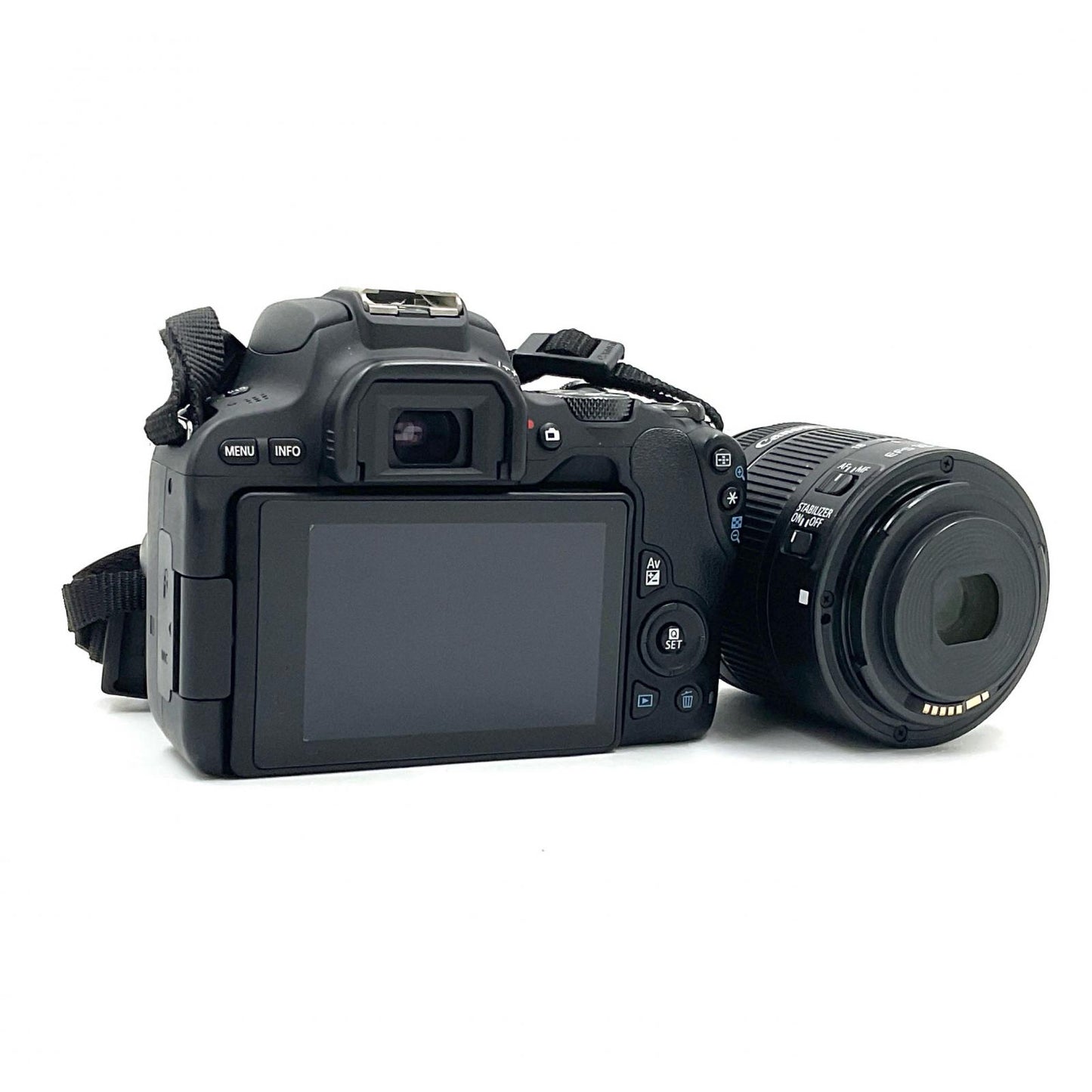 【全額返金保証】【最速発送】Canon デジタル一眼 EOS Kiss X9 18-55レンズキット ブラック 動作確認済