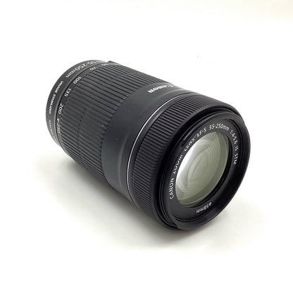 【全額返金保証】【最速発送】Canon EF-S55-250mm F4-5.6 IS STM 美品 動作確認済