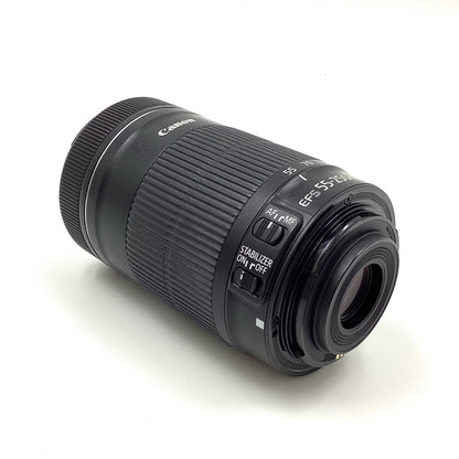 【全額返金保証】【最速発送】Canon EF-S55-250mm F4-5.6 IS STM 美品 動作確認済