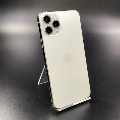 【全額返金保証】【最速発送】Apple iPhone iPhone 11 Pro 64GB シルバー Softbank 白ロム 動作確認済 74%