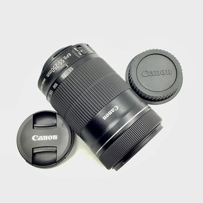【全額返金保証】【最速発送】Canon EF-S55-250mm F4-5.6 IS STM 美品 動作確認済