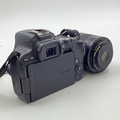 【全額返金保証】【最速発送】Canon デジタル一眼 EOS Kiss X9 18-55 レンズキット ブラック 美品 動作確認済