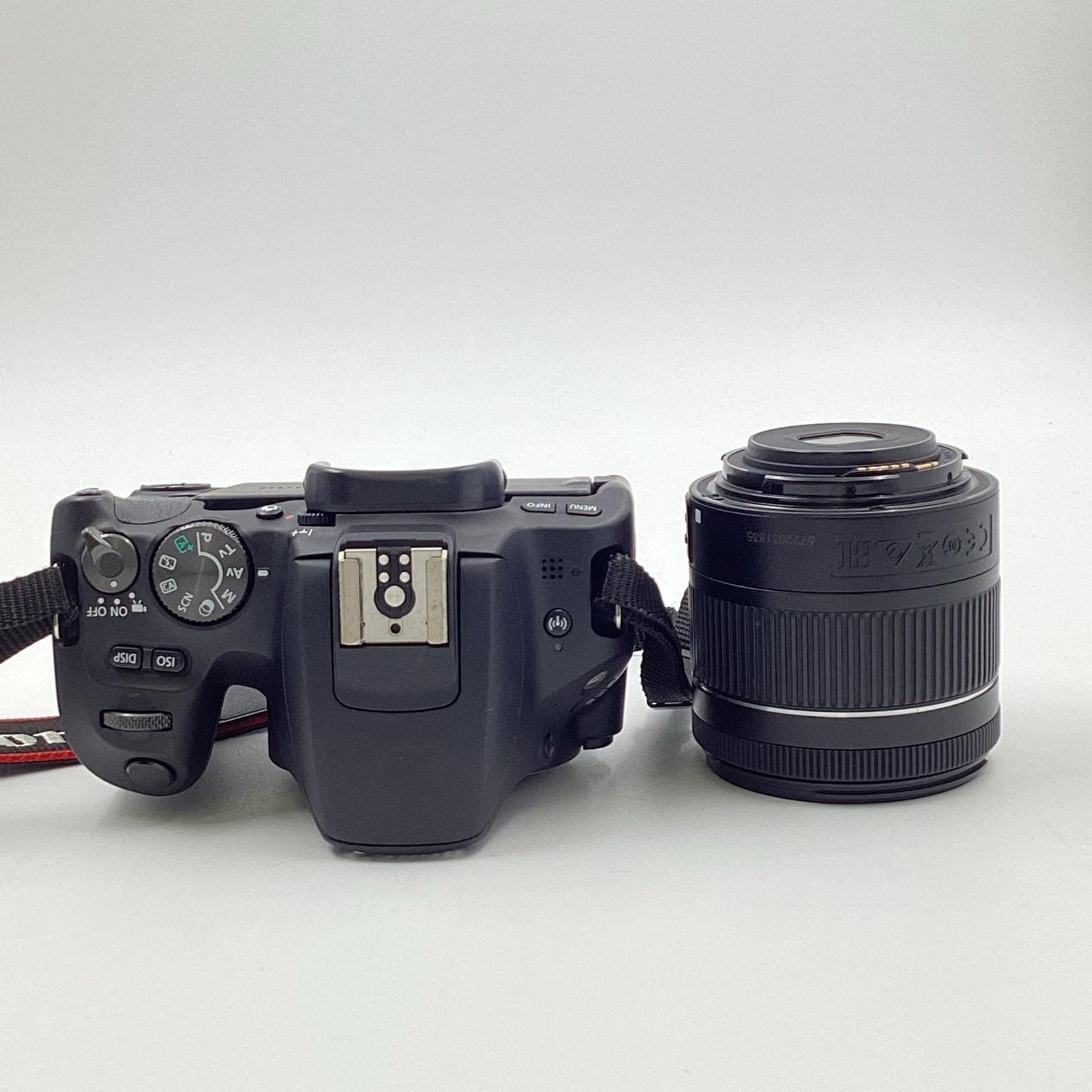 【全額返金保証】【最速発送】Canon デジタル一眼 EOS Kiss X9 18-55 レンズキット ブラック 美品 動作確認済