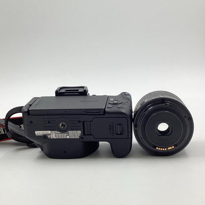 【全額返金保証】【最速発送】Canon デジタル一眼 EOS Kiss X9 18-55 レンズキット ブラック 美品 動作確認済