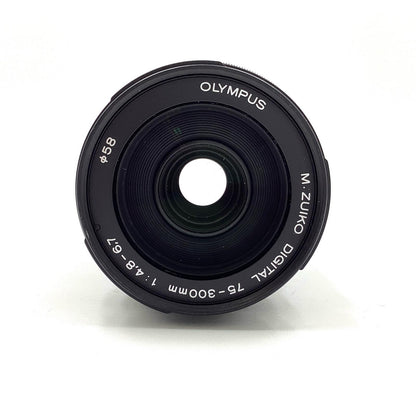 【最速発送】OLYMPUS M.ZUIKO DIGITAL ED 75-300mm F4.8-6.7 II [ブラック]【難有】
