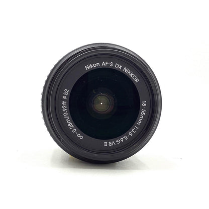 【全額返金保証】【最速発送】Nikon AF-S DX NIKKOR 18-55mm f/3.5-5.6G VR II 美品 動作確認済