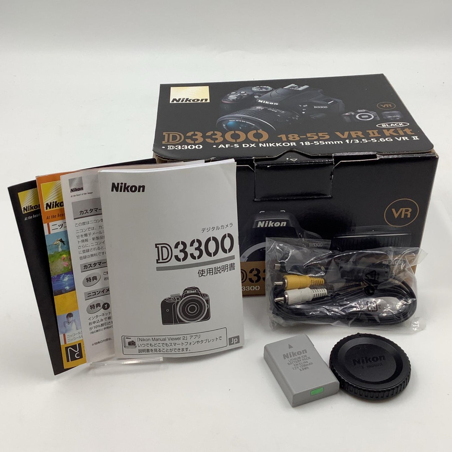 【全額返金保証】【最速発送】Nikon デジタル一眼 D3300 ボディ ブラック 動作確認済