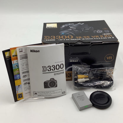 【全額返金保証】【最速発送】Nikon デジタル一眼 D3300 ボディ ブラック 動作確認済