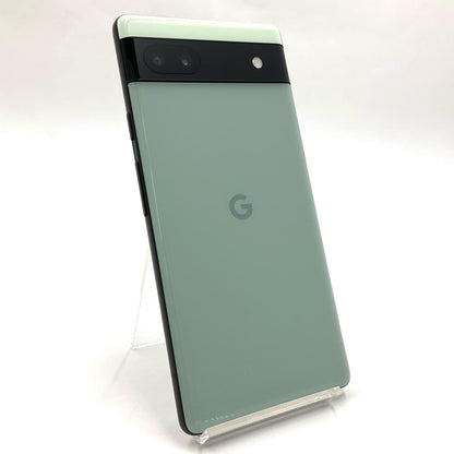 【全額返金保証】【最速発送】Google Pixel 6a 128GB Sage au GB17L 白ロム 美品 動作確認済