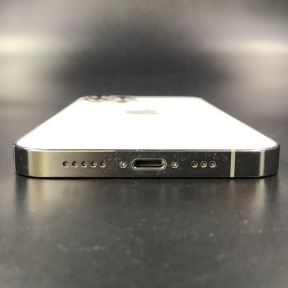 【最速発送】Apple iPhone iPhone 12 Pro 256GB シルバー au 白ロム【難有】 82%