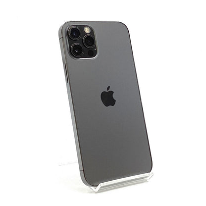 【全額返金保証】【最速発送】Apple iPhone iPhone 12 Pro 128GB グラファイト au 白ロム 動作確認済 80%