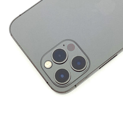 【全額返金保証】【最速発送】Apple iPhone iPhone 12 Pro 128GB グラファイト au 白ロム 動作確認済 80%