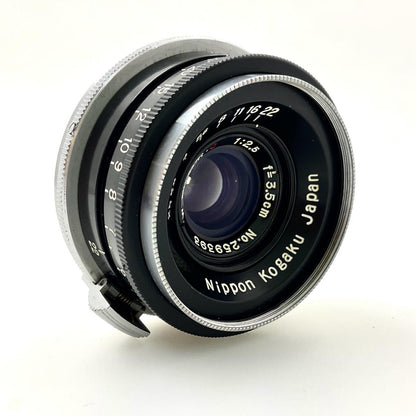【最速発送】Nikon W-NIKKOR・C 3.5cm f2.5【難有】