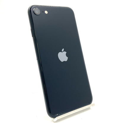 【全額返金保証】【最速発送】Apple iPhone iPhone SE（第3世代） 64GB ミッドナイト au 白ロム 動作確認済 84%