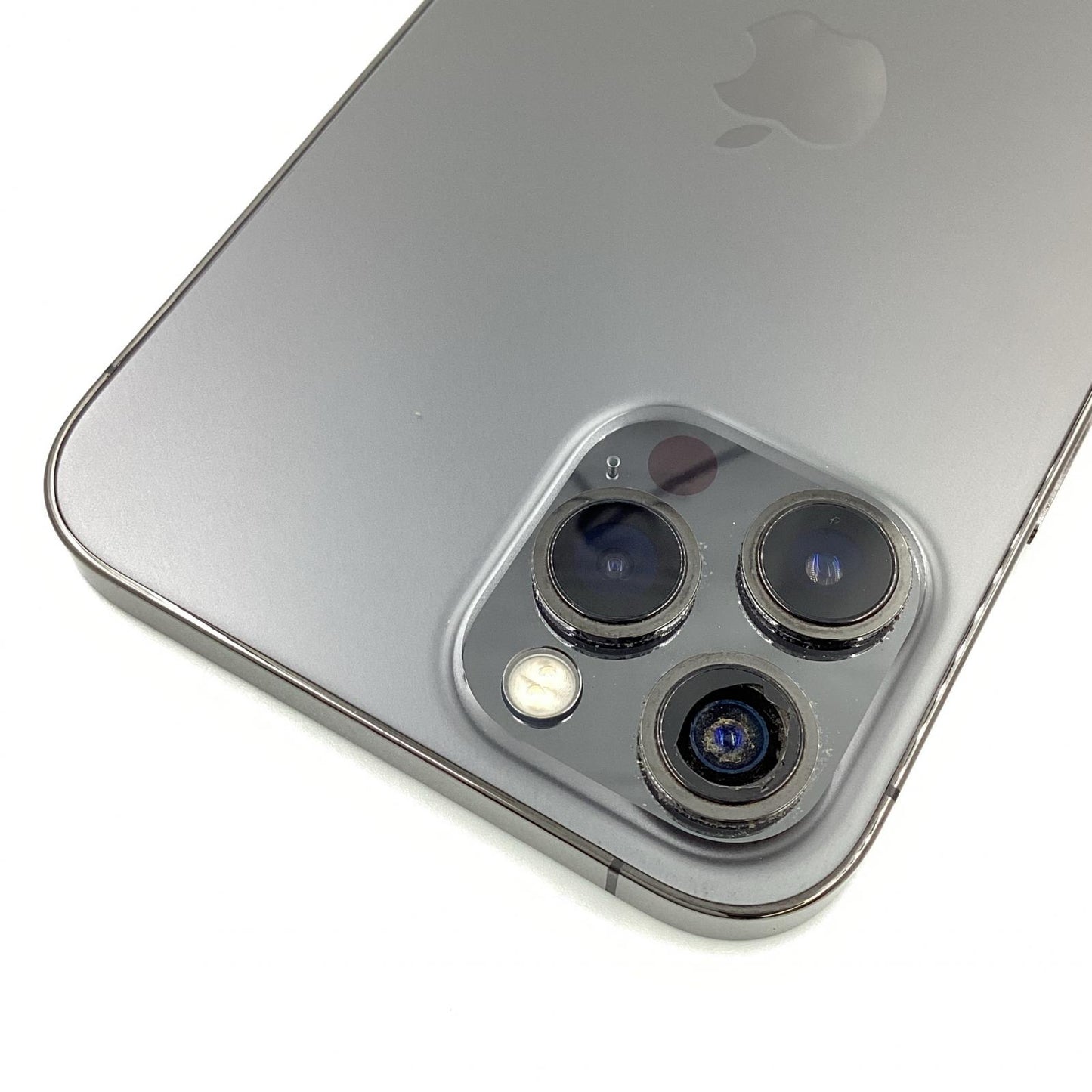 【最速発送】Apple iPhone iPhone 12 Pro Max 256GB グラファイト docomo 白ロム【難有】 78%