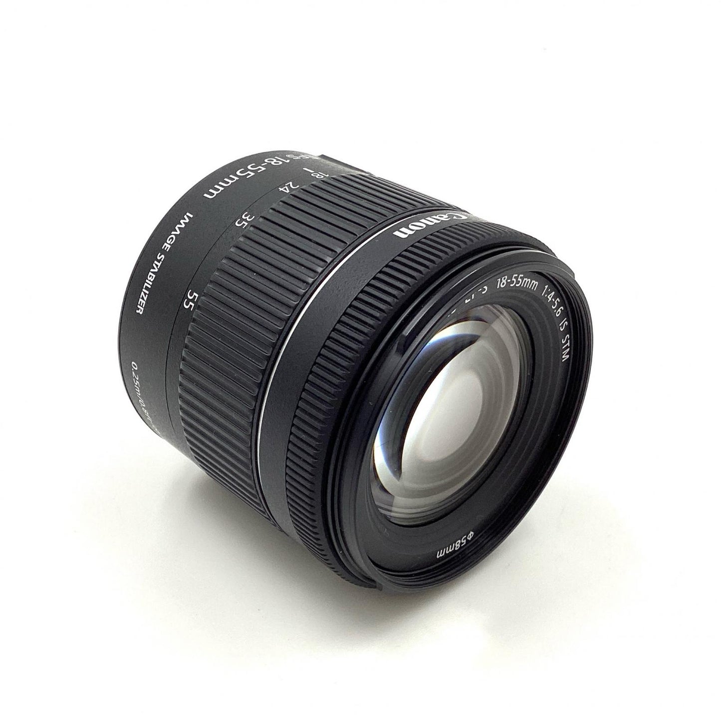 【全額返金保証】【最速発送】Canon EF-S18-55mm F4-5.6 IS STM 美品 動作確認済