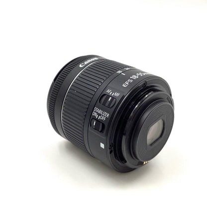 【全額返金保証】【最速発送】Canon EF-S18-55mm F4-5.6 IS STM 美品 動作確認済