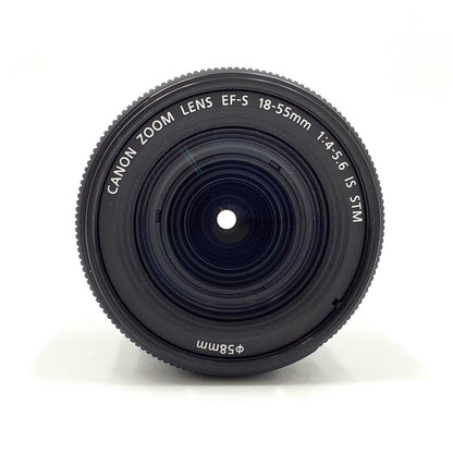 【全額返金保証】【最速発送】Canon EF-S18-55mm F4-5.6 IS STM 美品 動作確認済