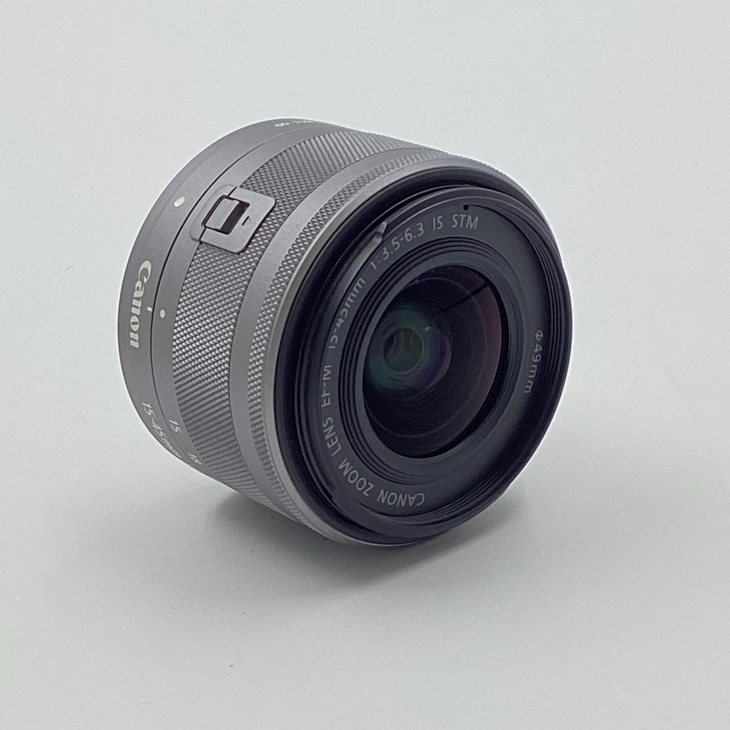 【全額返金保証】【最速発送】Canon EF-M15-45mm F3.5-6.3 IS STM[シルバー] 美品 動作確認済