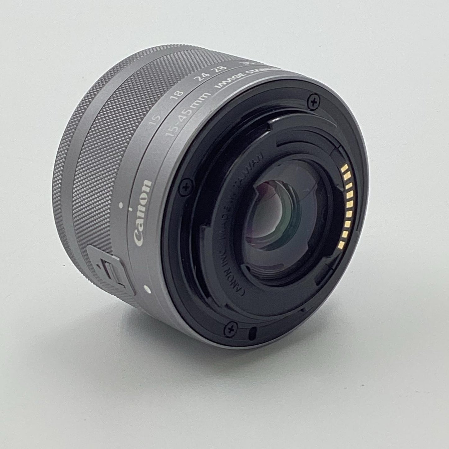【全額返金保証】【最速発送】Canon EF-M15-45mm F3.5-6.3 IS STM[シルバー] 美品 動作確認済