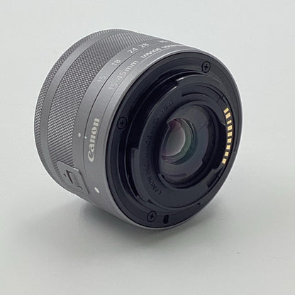【全額返金保証】【最速発送】Canon EF-M15-45mm F3.5-6.3 IS STM[シルバー] 美品 動作確認済