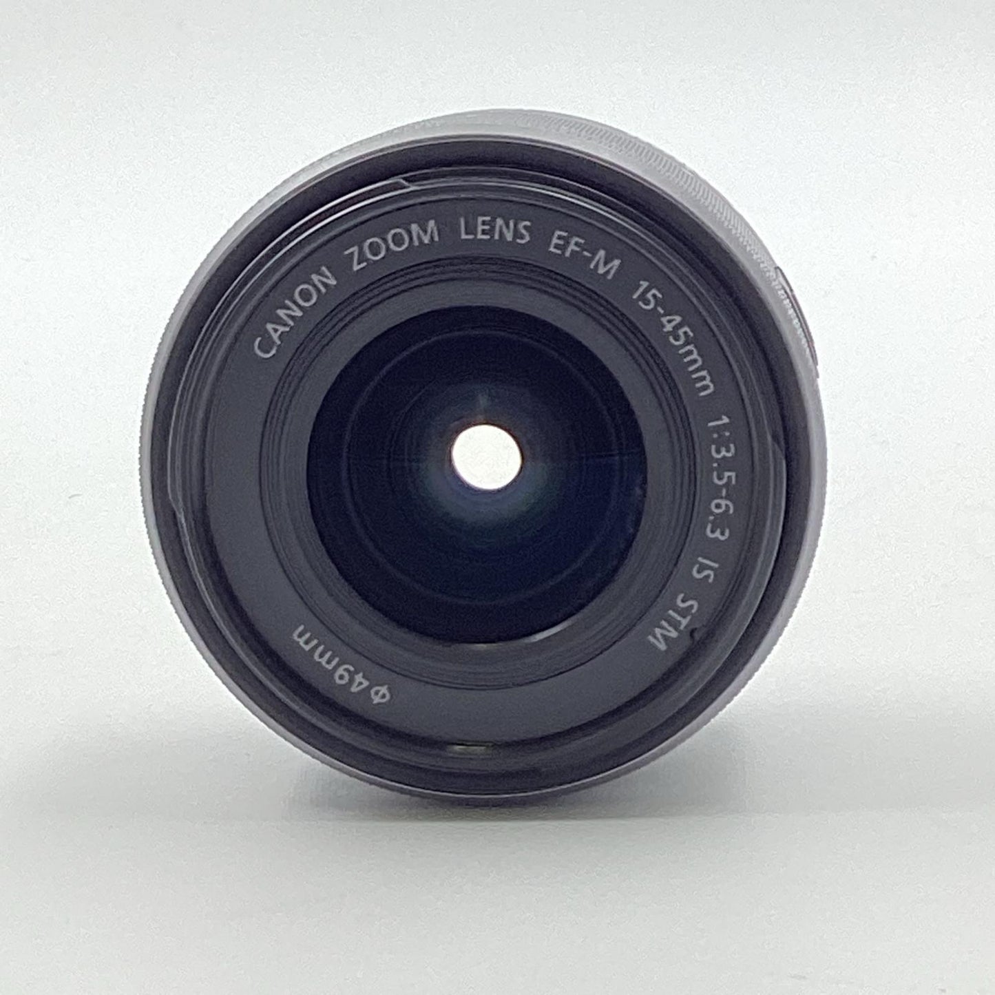 【全額返金保証】【最速発送】Canon EF-M15-45mm F3.5-6.3 IS STM[シルバー] 美品 動作確認済