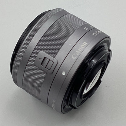 【全額返金保証】【最速発送】Canon EF-M15-45mm F3.5-6.3 IS STM[シルバー] 美品 動作確認済