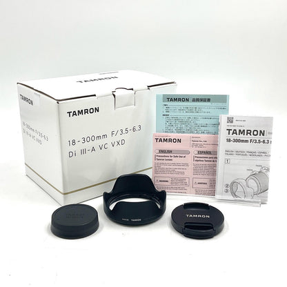 【全額返金保証】【最速発送】TAMRON 18-300mm F/3.5-6.3 Di III-A VC VXD (Model B061) [ソニーE用] 美品 動作確認済